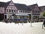 Italienisches Eispavillon am Marktplatz